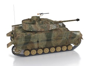 pzkpfw iv - panzer 4 - ausfj - 736 Modelo 3D