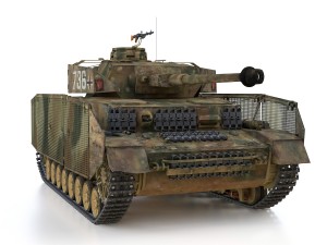 pzkpfw iv - panzer 4 - ausfj - 736 Modelo 3D