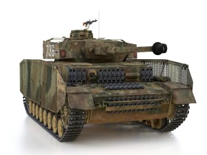 pzkpfw iv - panzer 4 - ausfj - 736 3D Model