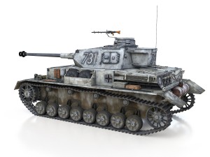 pzkpfw iv - panzer 4 - ausf g - 731 Modèle 3D