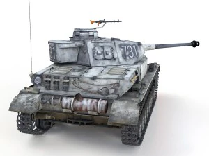 pzkpfw iv - panzer 4 - ausf g - 731 3D Model