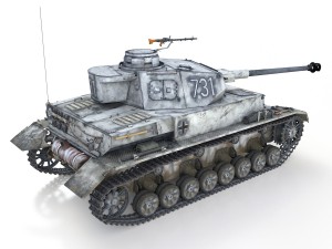 pzkpfw iv - panzer 4 - ausf g - 731 Modèle 3D