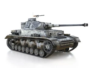 pzkpfw iv - panzer 4 - ausf g - 731 3D Model
