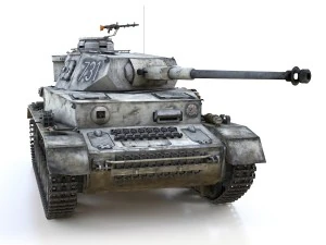 pzkpfw iv - panzer 4 - ausf g - 731 3D Model