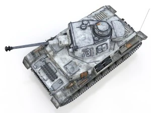 pzkpfw iv - panzer 4 - ausf g - 731 3D Model
