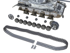 pzkpfw iv - panzer 4 - ausf g - 731 Modèle 3D
