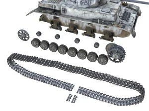 pzkpfw iv - panzer 4 - ausf g - 731 3D Model