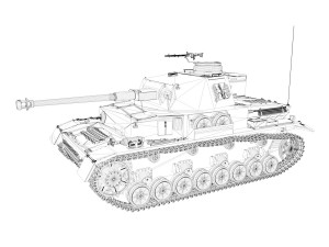 pzkpfw iv - panzer 4 - ausf g - 731 Modèle 3D