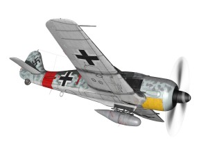 focke wulf - fw190 a8 - rauhbautz vii - red1 3D Model