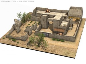 arab building Model 3D