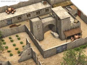 arab building Model 3D