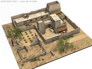 arab building Model 3D