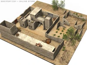 arab building 3D Model