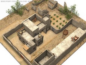 arab building Model 3D