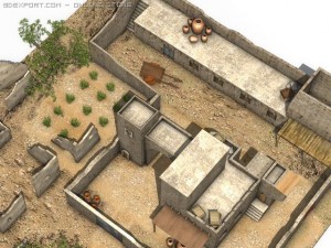 arab building Model 3D