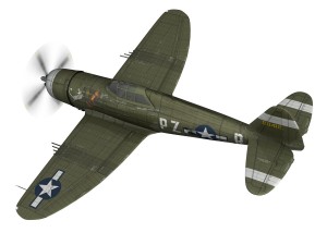 republic p-47d thunderbolt - sweetie - pz-r 3D 模型