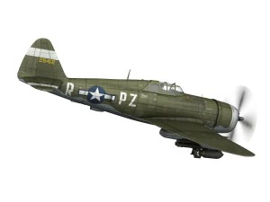 Republic P-47D Thunderbolt - Tesoro - Pz-r Modello 3D