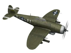 Republic P-47D Thunderbolt - Tesoro - Pz-r Modello 3D