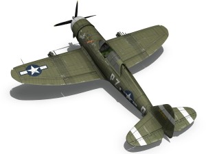 republic p-47d thunderbolt - sweetie - pz-r 3D 模型