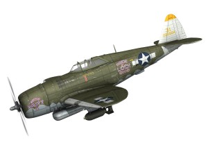 republic p-47d thunderbolt - miss mutt ii 3Dモデル