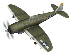 republic p-47d thunderbolt - miss mutt ii 3Dモデル