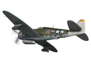 republic p-47d thunderbolt - miss mutt ii 3Dモデル