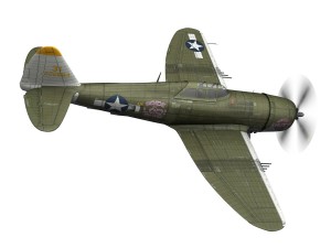 republic p-47d thunderbolt - miss mutt ii 3Dモデル