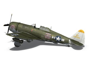 republic p-47d thunderbolt - miss mutt ii 3Dモデル
