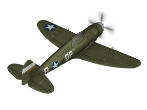 republic p-47c thunderbolt - wela kahao - qp-b 3Dモデル