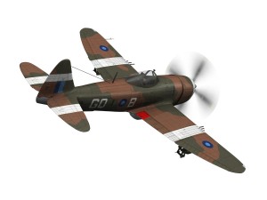 republic p-47d thunderbolt mkii - jungle queen Model 3D