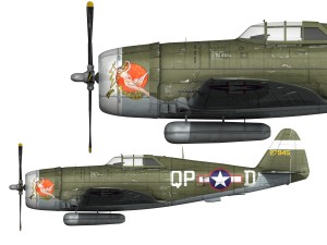 republic p-47d thunderbolt - miss plainfield 3Dモデル