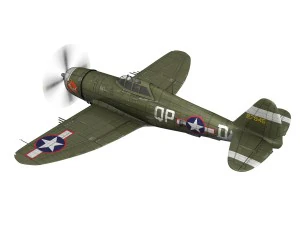 republic p-47d thunderbolt - miss plainfield 3D Model