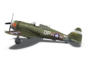 republic p-47d thunderbolt - miss plainfield 3Dモデル