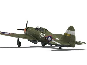 republic p-47d thunderbolt - miss plainfield 3D Model