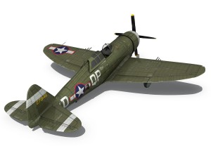 republic p-47d thunderbolt - miss plainfield 3Dモデル