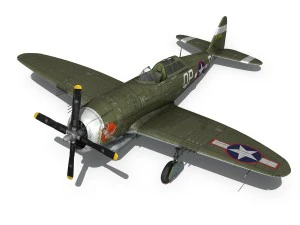 republic p-47d thunderbolt - miss plainfield 3D Model