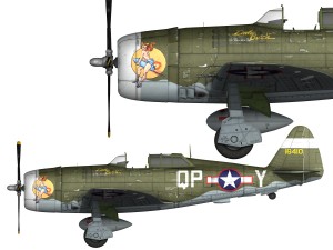 republic p-47c thunderbolt - little butch 3D मॉडल