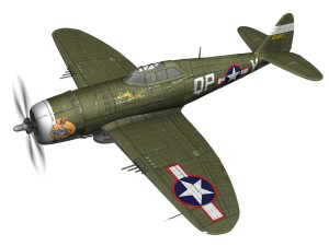republic p-47c thunderbolt - little butch 3D मॉडल