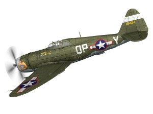 republic p-47c thunderbolt - little butch 3D मॉडल