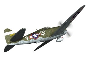 republic p-47c thunderbolt - little butch 3D मॉडल