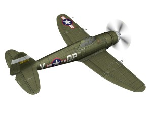 republic p-47c thunderbolt - little butch 3D मॉडल