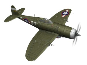 republic p-47c thunderbolt - little butch 3D मॉडल