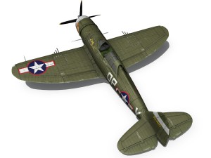republic p-47c thunderbolt - little butch 3D मॉडल