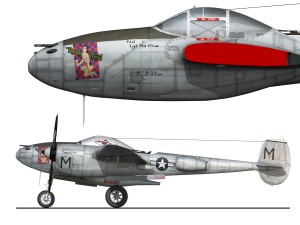 lockheed p-38 lightning - ready maid Model 3D