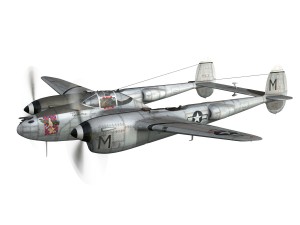 lockheed p-38 lightning - ready maid Model 3D