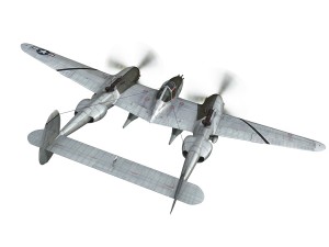 lockheed p-38 lightning - ready maid Model 3D