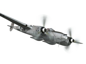 lockheed p-38 lightning - ready maid Model 3D