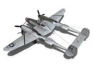 lockheed p-38 lightning - ready maid Model 3D