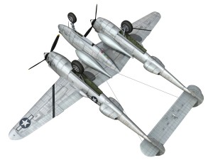 lockheed p-38 lightning - ready maid Model 3D