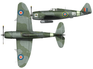 republic p-47d thunderbolt mk i - hd154 3D मॉडल